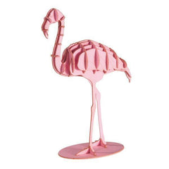 3D Flamingo Papiermodell Fridolin
