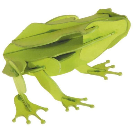 3D Frosch Papiermodell Fridolin