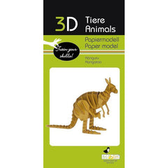 3D Känguru Papiermodell - www. kunstundspiel .de 4031172116233