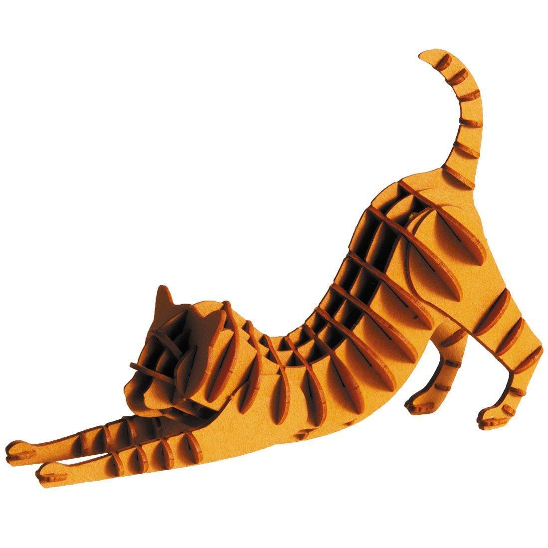 3D Katze Papiermodell - www. kunstundspiel .de 11635