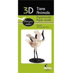 3D Kranich Papiermodell Fridolin
