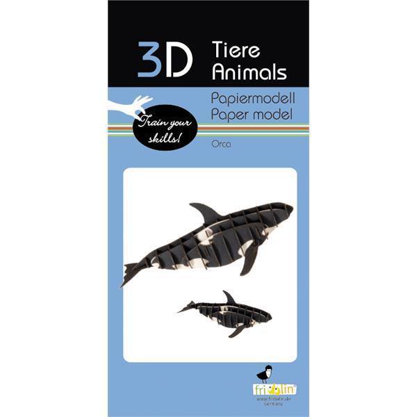 3D Orca Papiermodell - www. kunstundspiel .de 4031172116349