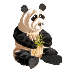 3D Panda Papiermodell Fridolin