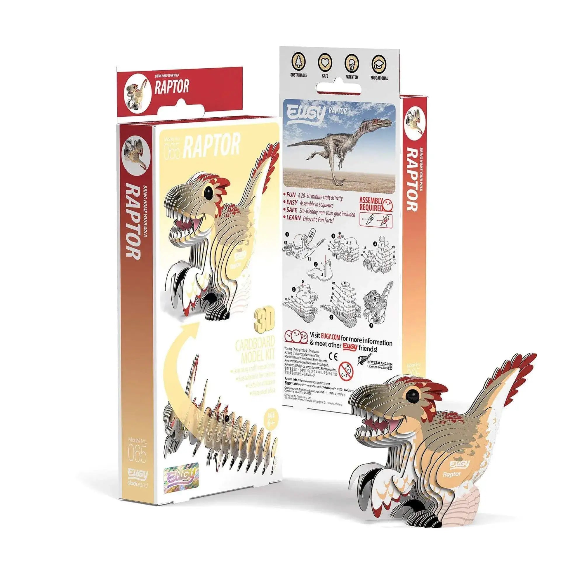 3D Papier - Raptor Carletto