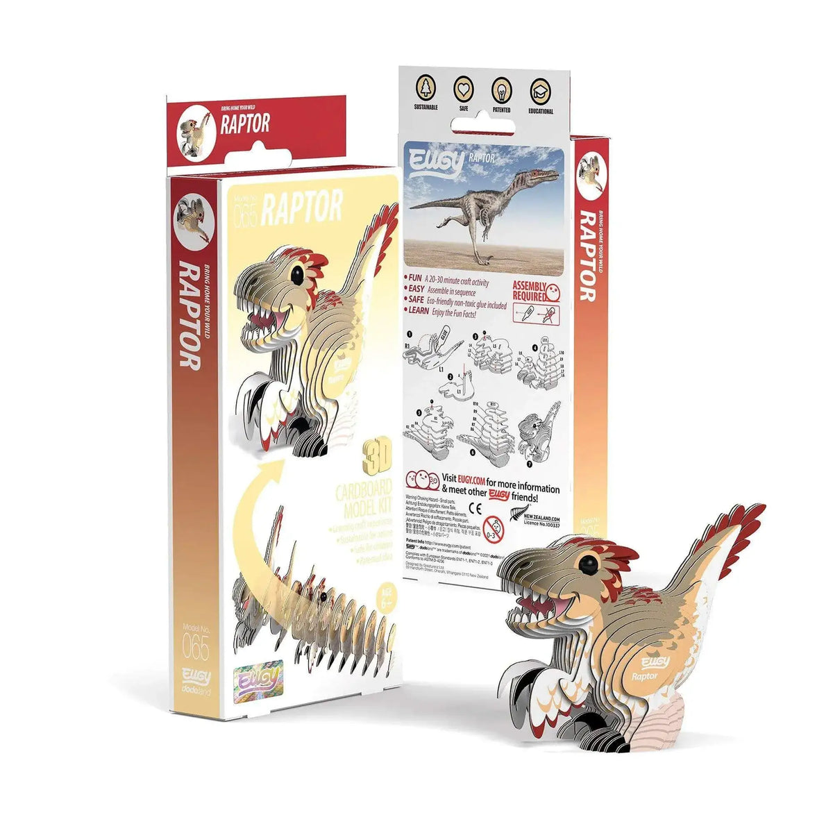 3D Papier - Raptor Carletto