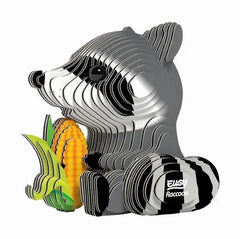 3D Papier - Waschbär - Carletto