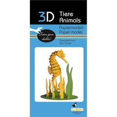 3D Seepferdchen Papiermodell - www. kunstundspiel .de 4031172116271