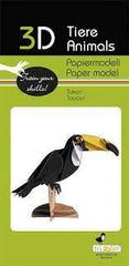 3D Tukan Papiermodell - www. kunstundspiel .de 4031172116219