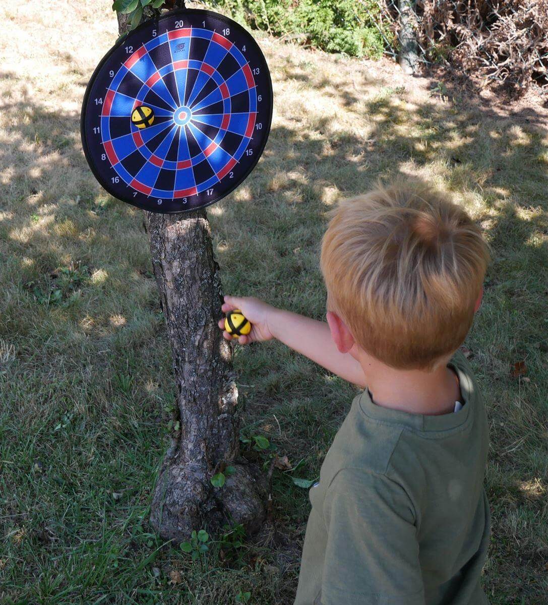 Klettdartscheibe Deluxe mit 6 Darts Sunflex