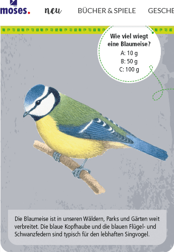 50 heimische Tiere in Stadt & Garten Moses