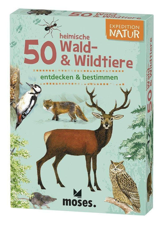 50 heimische Wald- & Wildtiere Moses