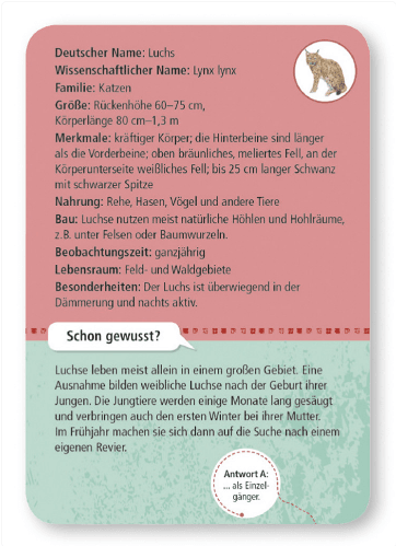50 heimische Wald- & Wildtiere Moses
