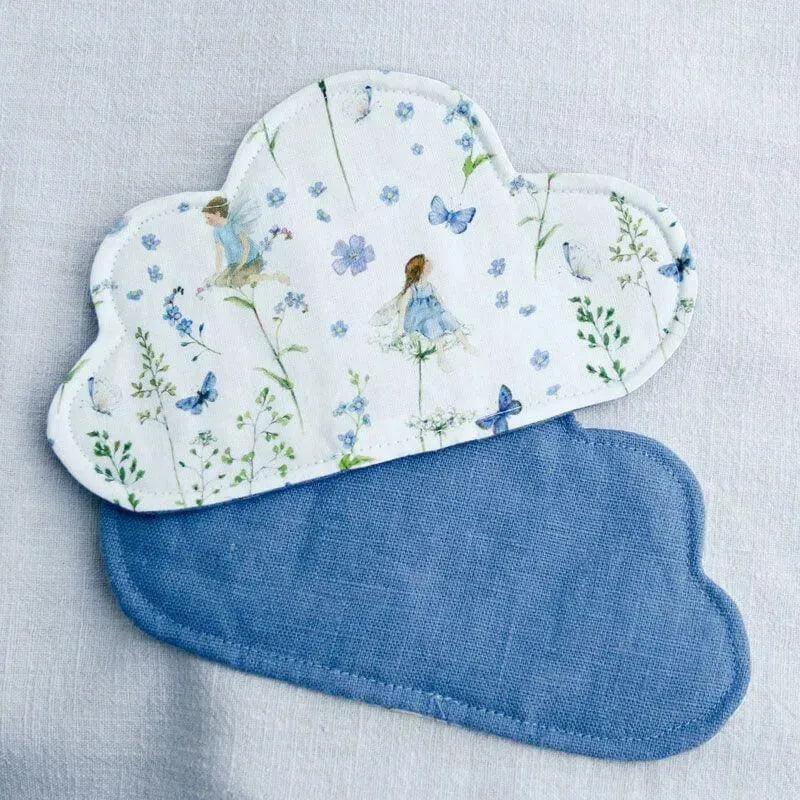 Baumwollstoff Elfengarten blau Acufactum