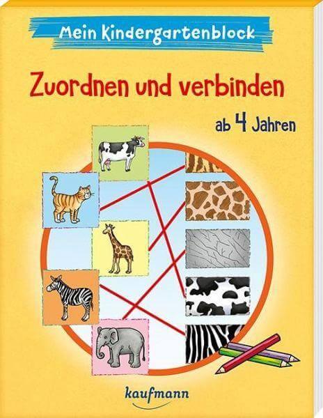 Mein Kindergartenblock - Zuordnen und verbinden Kaufmann Verlag