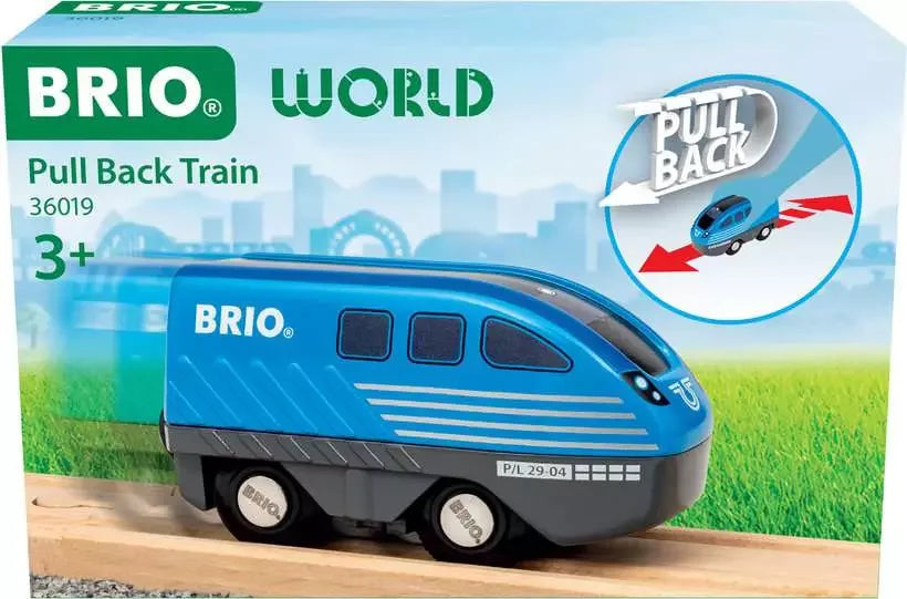 BRIO Lok mit Rückziehmoto