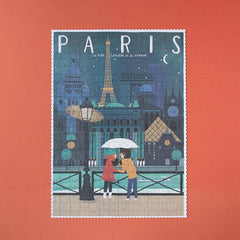 Puzzle 350 Teile - Paris Tag & Nacht Djeco