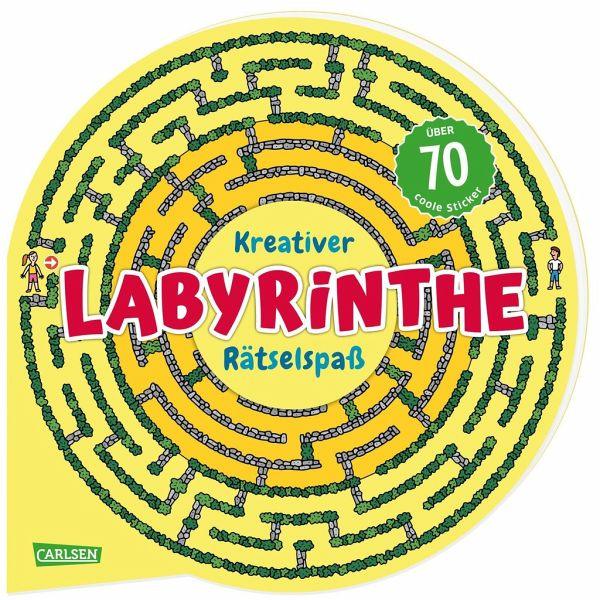 Kreativer Labyrinthe Rätselspaß - 9783551191663 kunstundspiel 