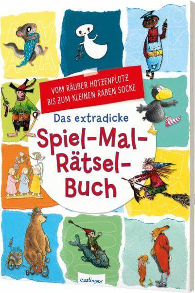 Das extradicke Spiel-Mal-Rästel-Buch Esslinger Verlag