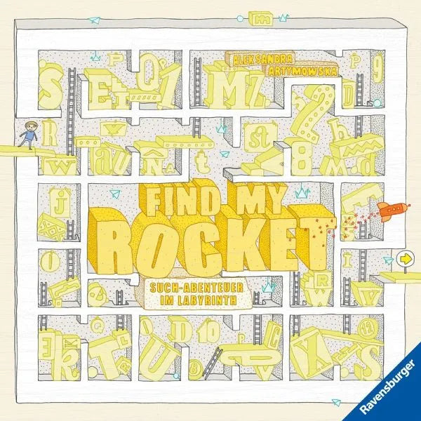 Find my rocket - Such-Abenteuer im Labyrinth