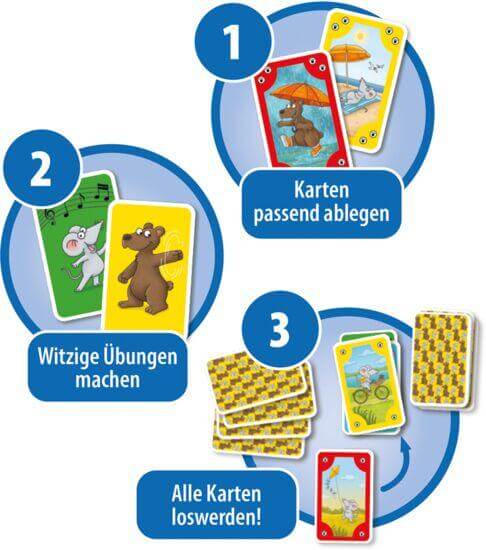 Mauseschlau & Bärenstark: Bewegungs- Mau Mau Schmidt Spiele