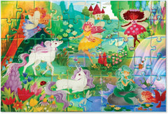 Bodenpuzzle Magische Freunde mit holografischer Folie – 60 Teile
