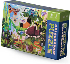 Holografisches Puzzle - Käfer und Insekten 50 Teile