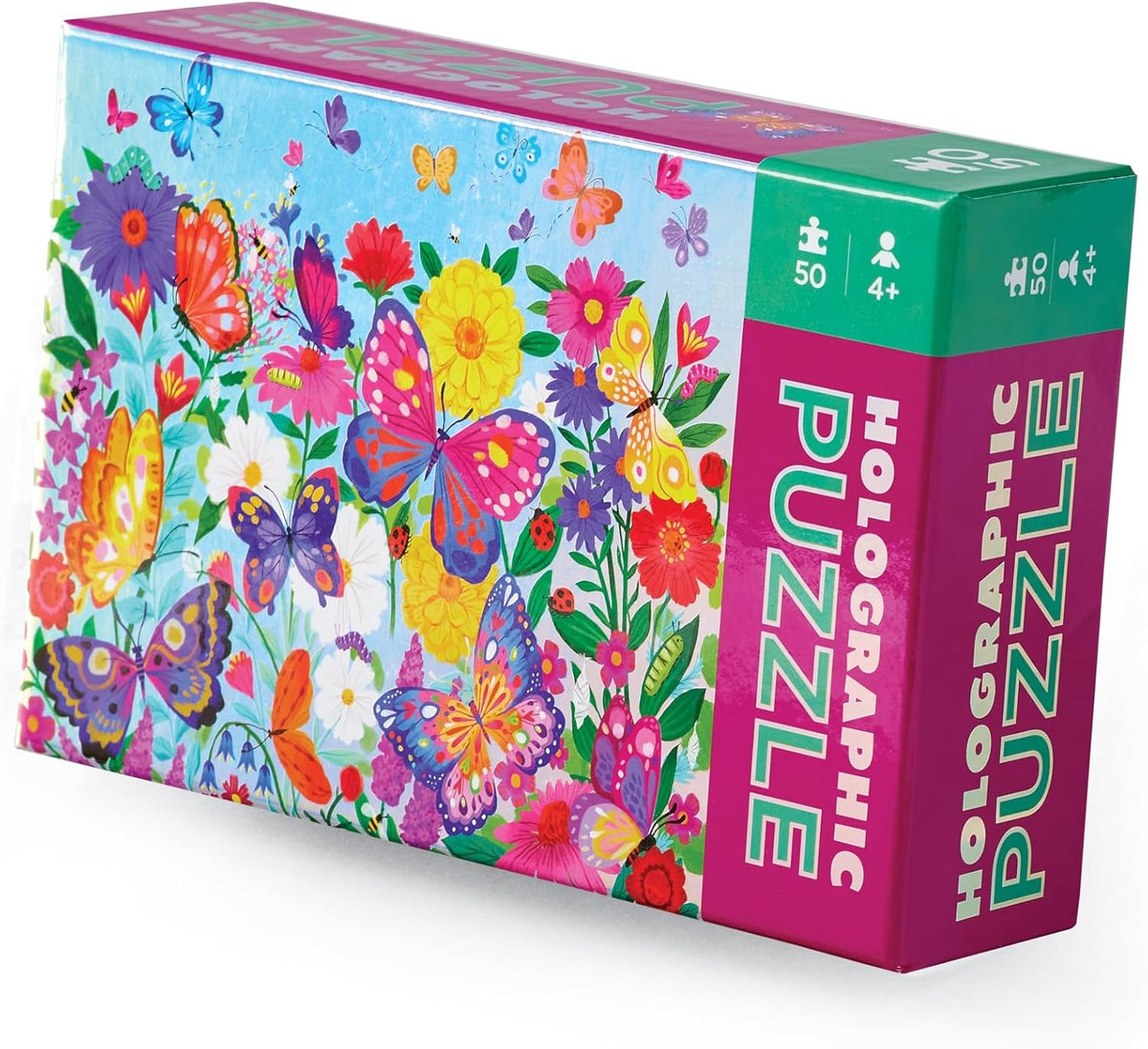 Holografisches Puzzle - Schmetterlinge 50 Teile