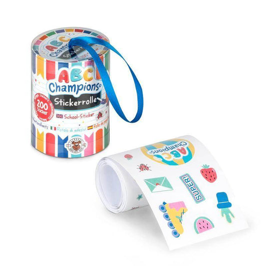 ABC CHAMPIONS Stickerrolle Trendhaus