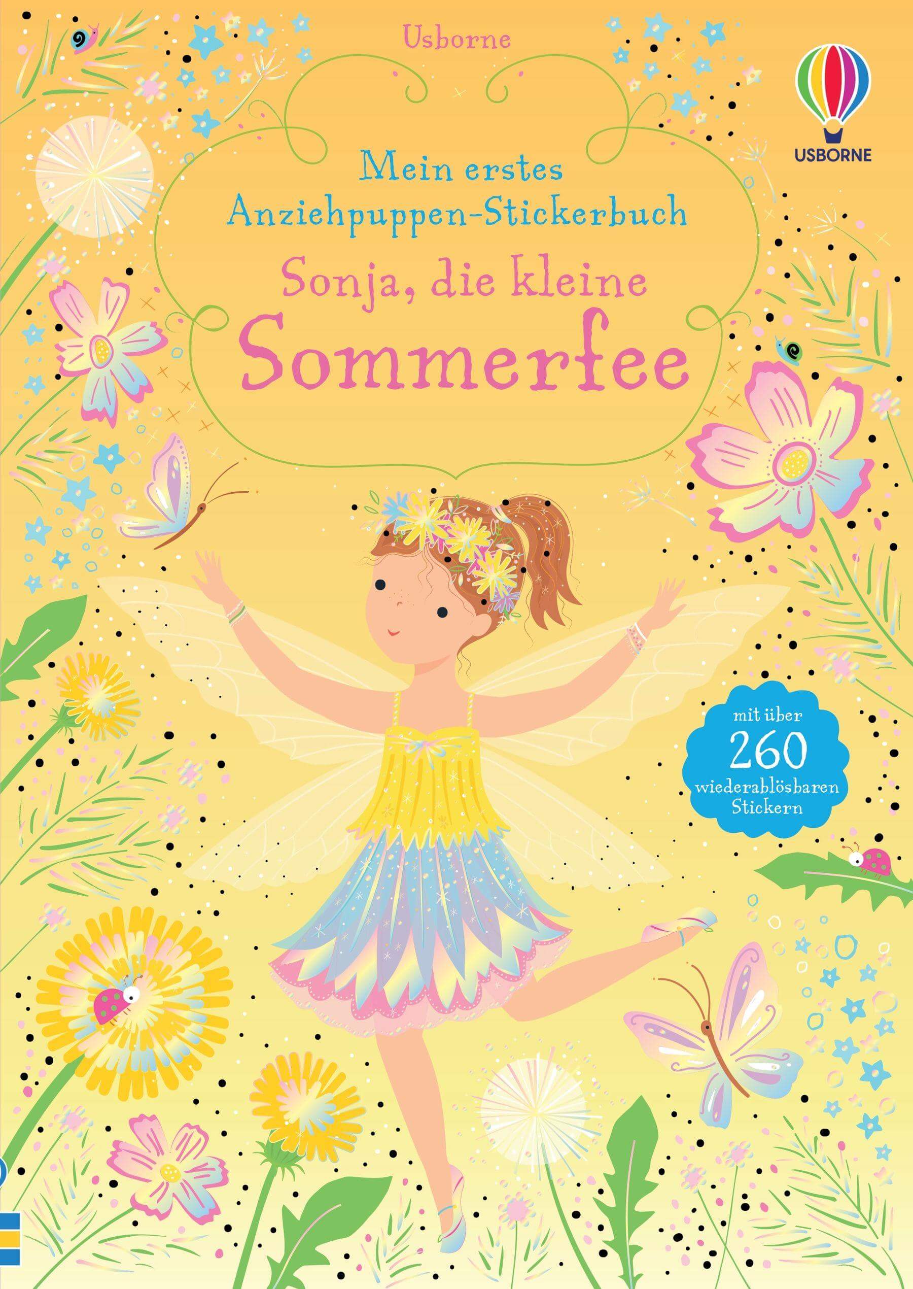 Mein erstes Anziehpuppen-Stickerbuch - Sonja, die kleine Sommerfee Usborne Verlag