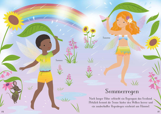 Mein erstes Anziehpuppen-Stickerbuch - Sonja, die kleine Sommerfee Usborne Verlag