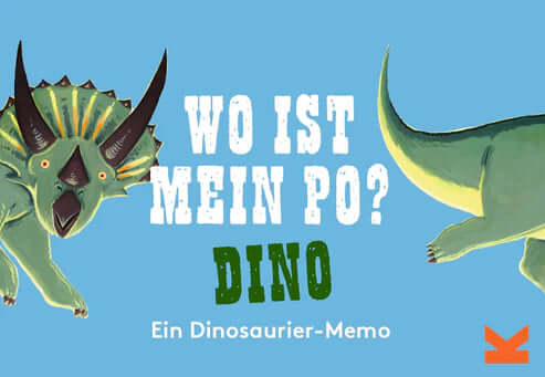 Memo Wo ist mein Po? Dino Laurence King Spiele