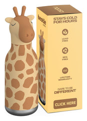 Trinkflasche Giraffe 460ml Thermo