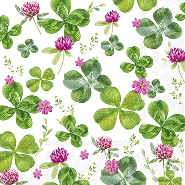 Servietten Four Leave Clover IHR