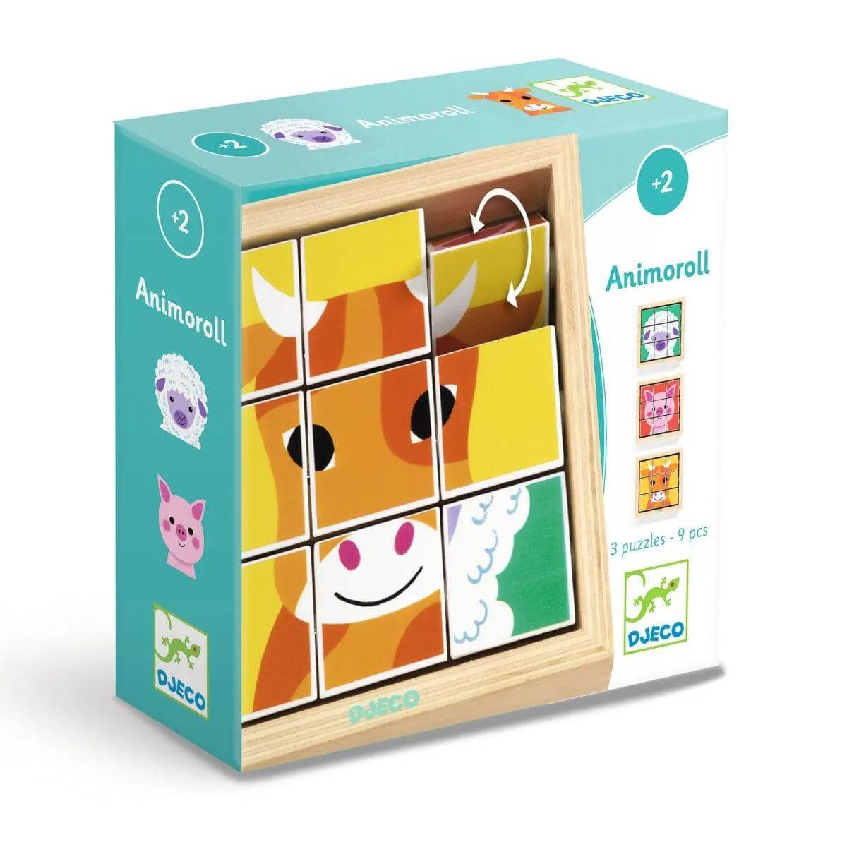 Holzpuzzle Animoroll Djeco