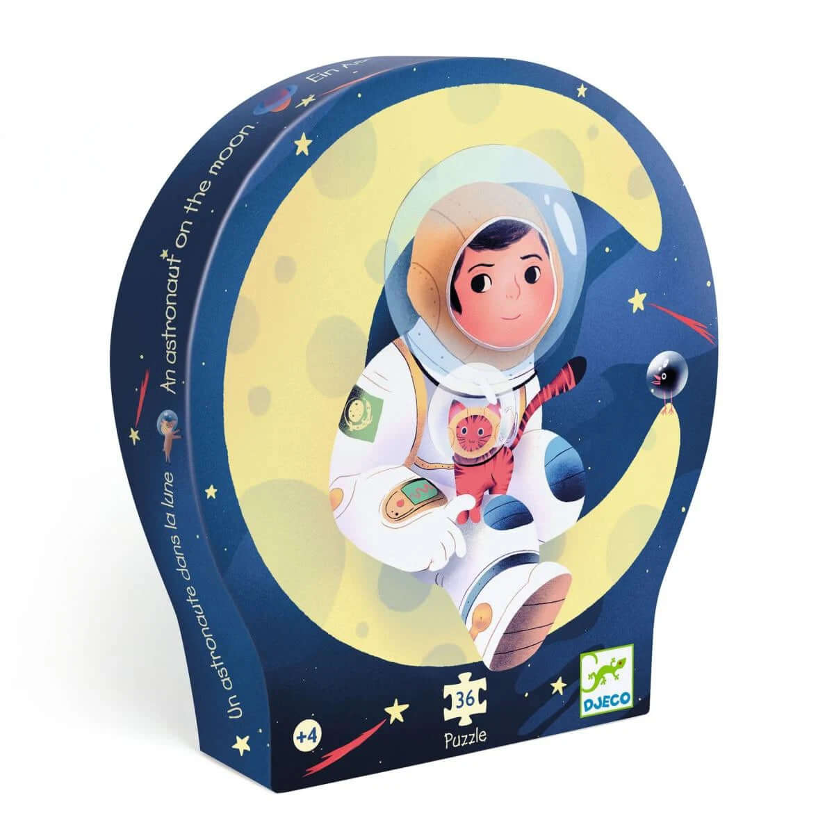 Puzzle 36 Teile - Astronaut auf dem Mond Djeco