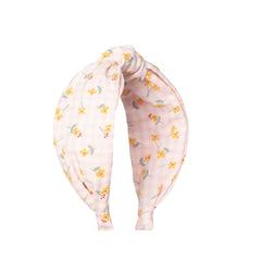 Haarband Buttercup Gingham Knotted