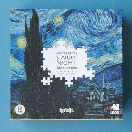 Puzzle 1000 Teile - Starry Night - Van Gogh Londji