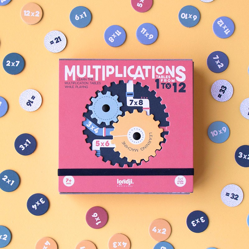 Londji Learn & Fun Multiplikation Lernspiel ab 7 Jahren