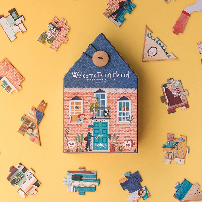 Londji-Puzzles-Puzzle-WELCOMETOMYHOME - kunstundspiel 