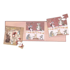 Magnetisches Puzzle-Buch Musiker, mit 2 Puzzeln