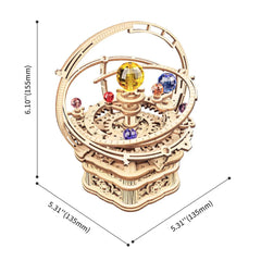 DIY Mechanical Music Box Sonnensystem Bastelset