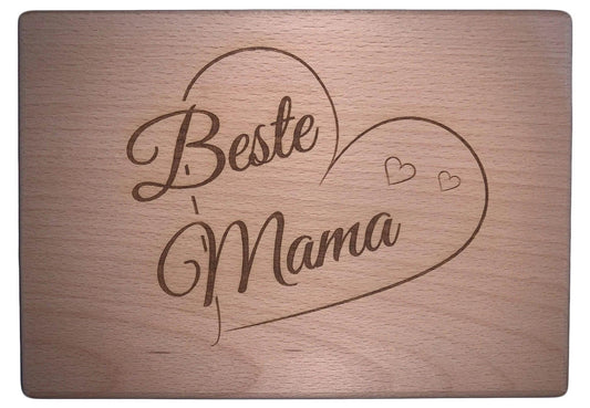 Schneidbrett - beste Mama Spangler