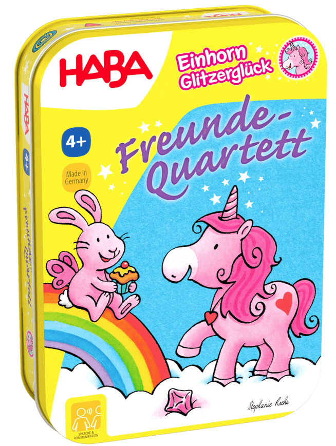 Einhorn Glitzerglück - Freunde Quartett Haba