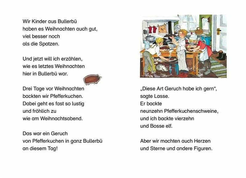 Adventskalender-Geschichten mit Pippi, Michel und den Kindern aus Bullerbü - Oetinger Verlag