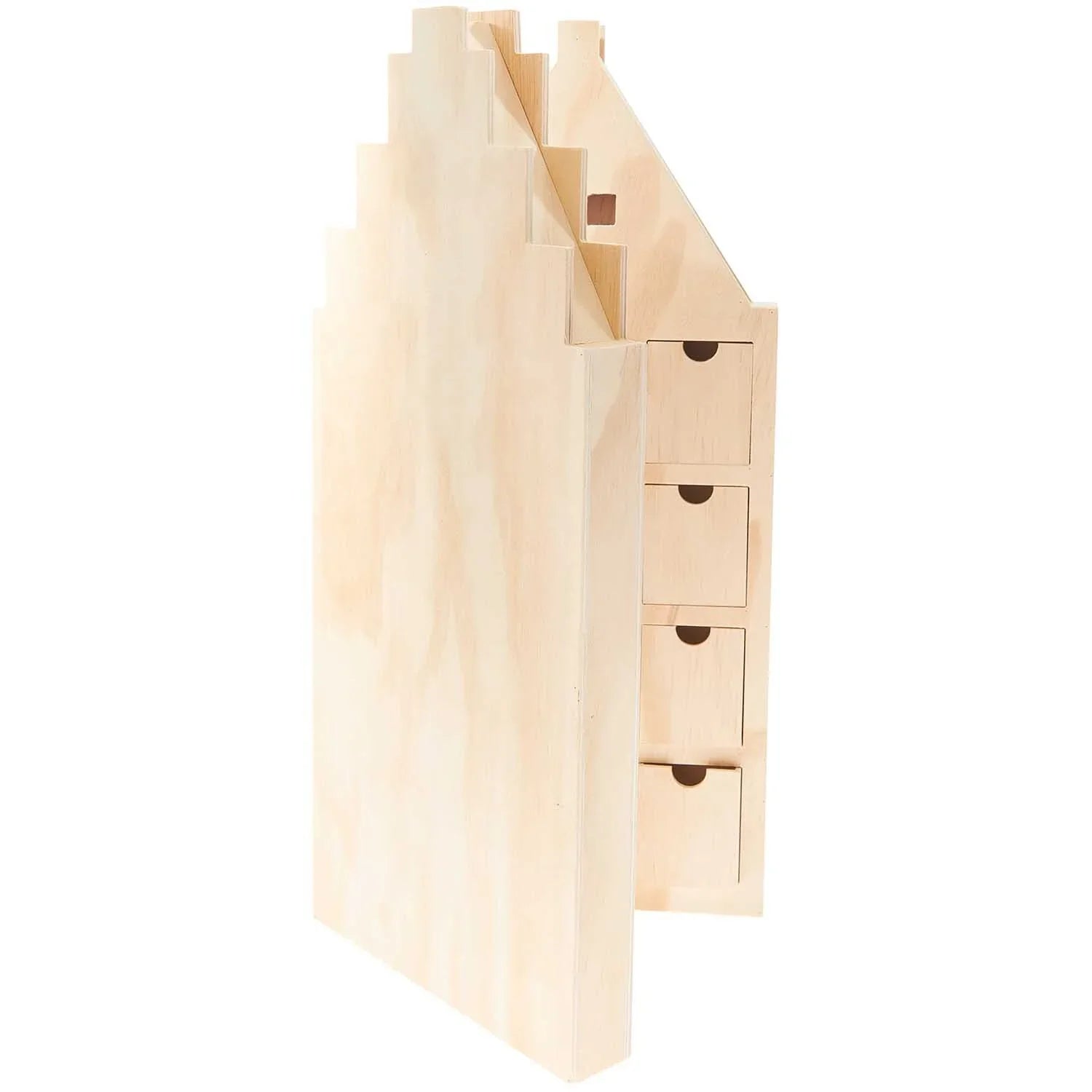 Adventskalender Haus aus Holz 45 Teile - Rico