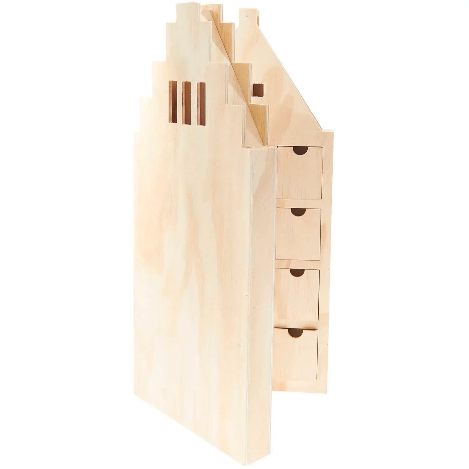 Adventskalender Haus aus Holz 45 Teile - Rico