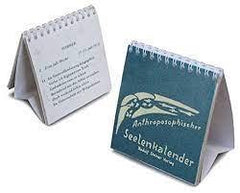 Anthroposophischer Seelenkalender Tischkalender - www. kunstundspiel .de 9783727452529