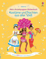 Anziehpuppen-Stickerbuch Kostüme und Trachten aus aller Welt - www. kunstundspiel .de 978-1-78941-565-0