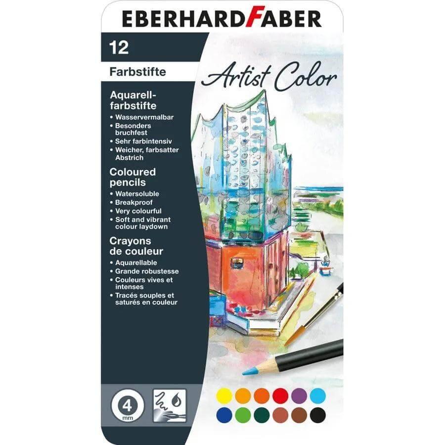 Aquarellfarbstifte - 12er Eberhard Faber