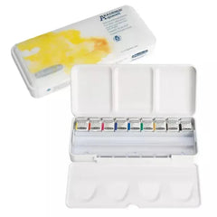 Aquarellkasten Akademie - 9x 1/2 Näpfchen - 75790 Schmincke